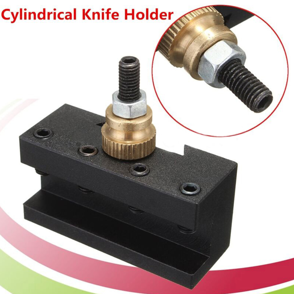 Mini torno 1/4 "-1/2" kit de suporte de ferramenta de torneamento para inserções de fresagem ccmt ccmt mudança rápida pós voltado suporte de ferramenta de fresagem