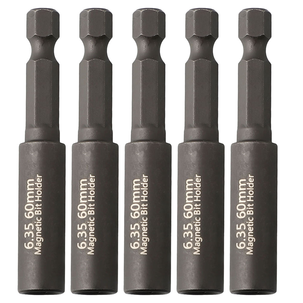 Destornillador de varilla de extensión de cabeza de transferencia magnética, soporte de broca de destornillador, tornillo Hexagonal interno, 2/5 piezas, 1/4 pulgadas