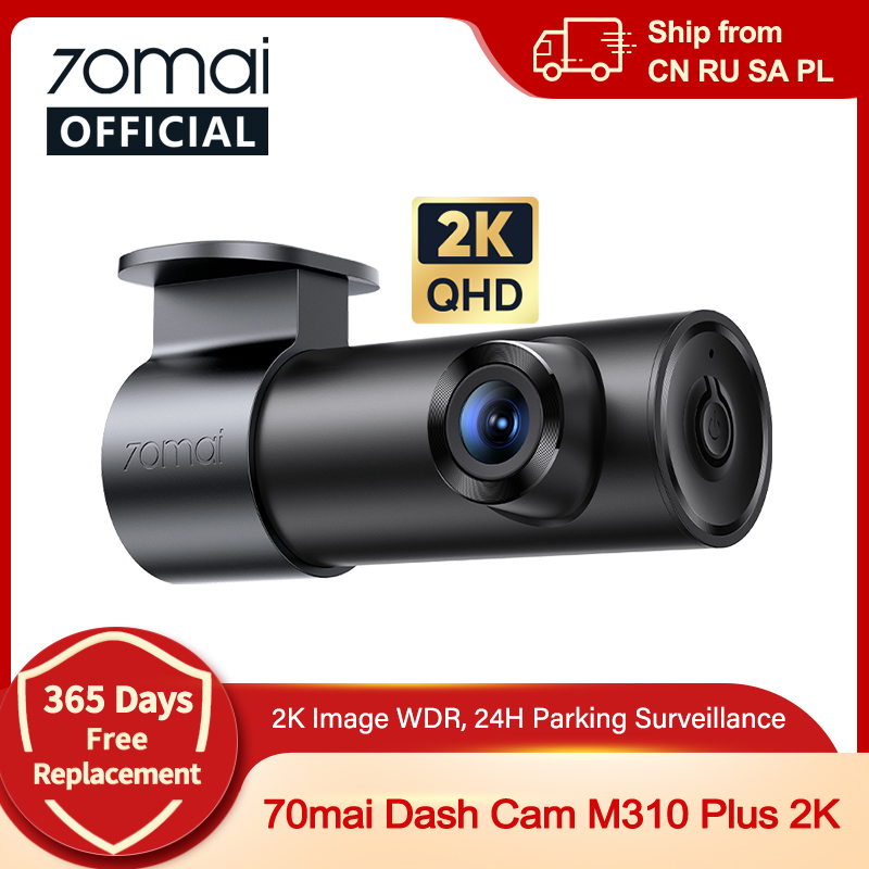 กล้องติดรถยนต์ 70mai รุ่น M310 Plus ความละเอียด 2K 1440P 143 ° กล้องติดรถยนต์ 70mai M310 Plus 2K พร้อมระบบควบคุมด้วยเสียงอัจฉริยะ FOV F1.55  บันทึกภาพขณะจอดรถตลอด 24 ชั่วโมง พร้อมระบบมองเห็นในเวลากลางคืน