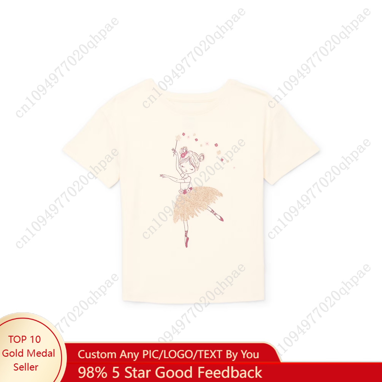 ワンダーネイション リトルガールズ 半袖グラフィックTシャツ サイズ4～10