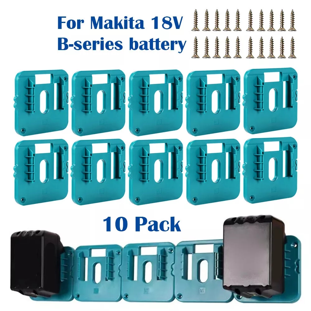 1-10 шт. настенное крепление для аккумулятора для Makita BL1840 BL1830, кронштейн для аккумулятора для хранения аккумуляторов для склада, фабрики, грузовика