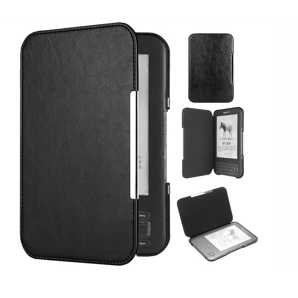 Чехол для Amazon Kindle 3, клавиатура 3-го поколения, Ereader Kindle D00901, ультратонкий кожаный чехол с откидной крышкой, магнитные чехлы