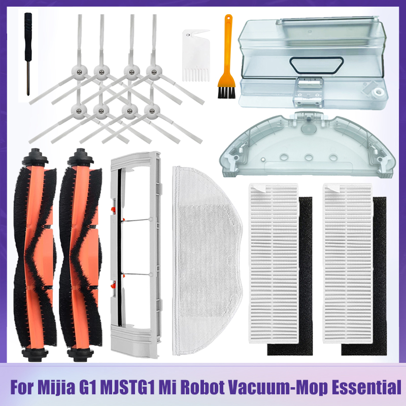 Per Xiaomi Mijia G1 MJSTG1 Mi Robot Aspirapolvere Mop Essenziale Aspirapolvere Lato/Spazzola Principale Copertura Filtro Hepa Mop Parti di Stoffa