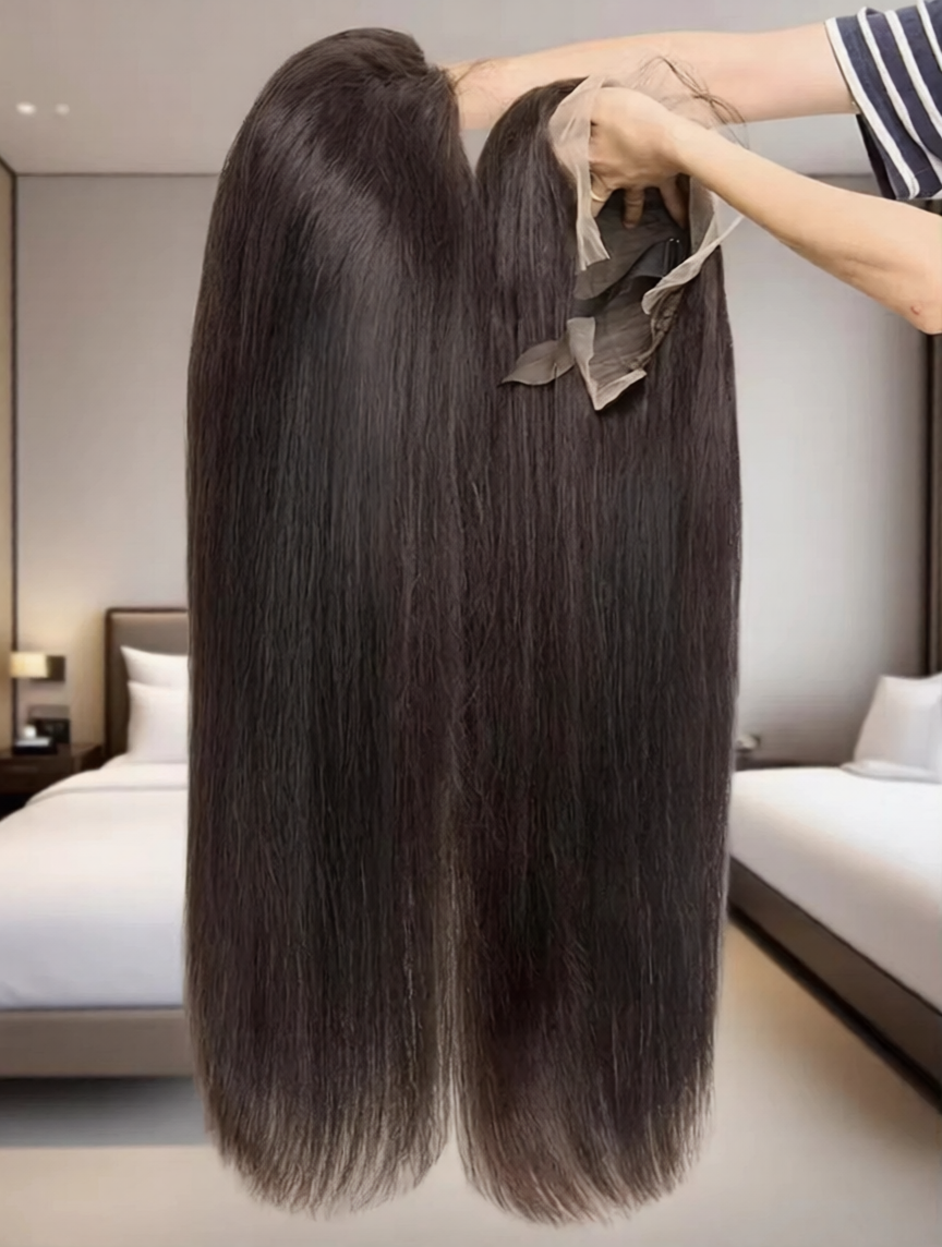 Peruki z prostych włosów ludzkich, 30-36 cali, peruka typu 13x6 HD Lace Frontal, wietnamskie peruki z włosów ludzkich 13x4 Lace Front, peruki z zapięciem 6x6 Lace Closure.