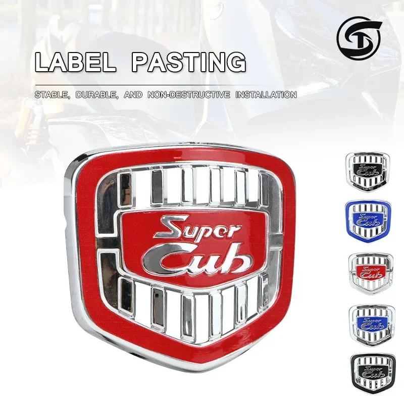 Pegatinas decorativas 3D para motocicleta, revestimiento de Moto para Honda Super CUB C70 90 110 C125 CT125, insignia con emblema, calcomanías, Cafe Racer modificadas