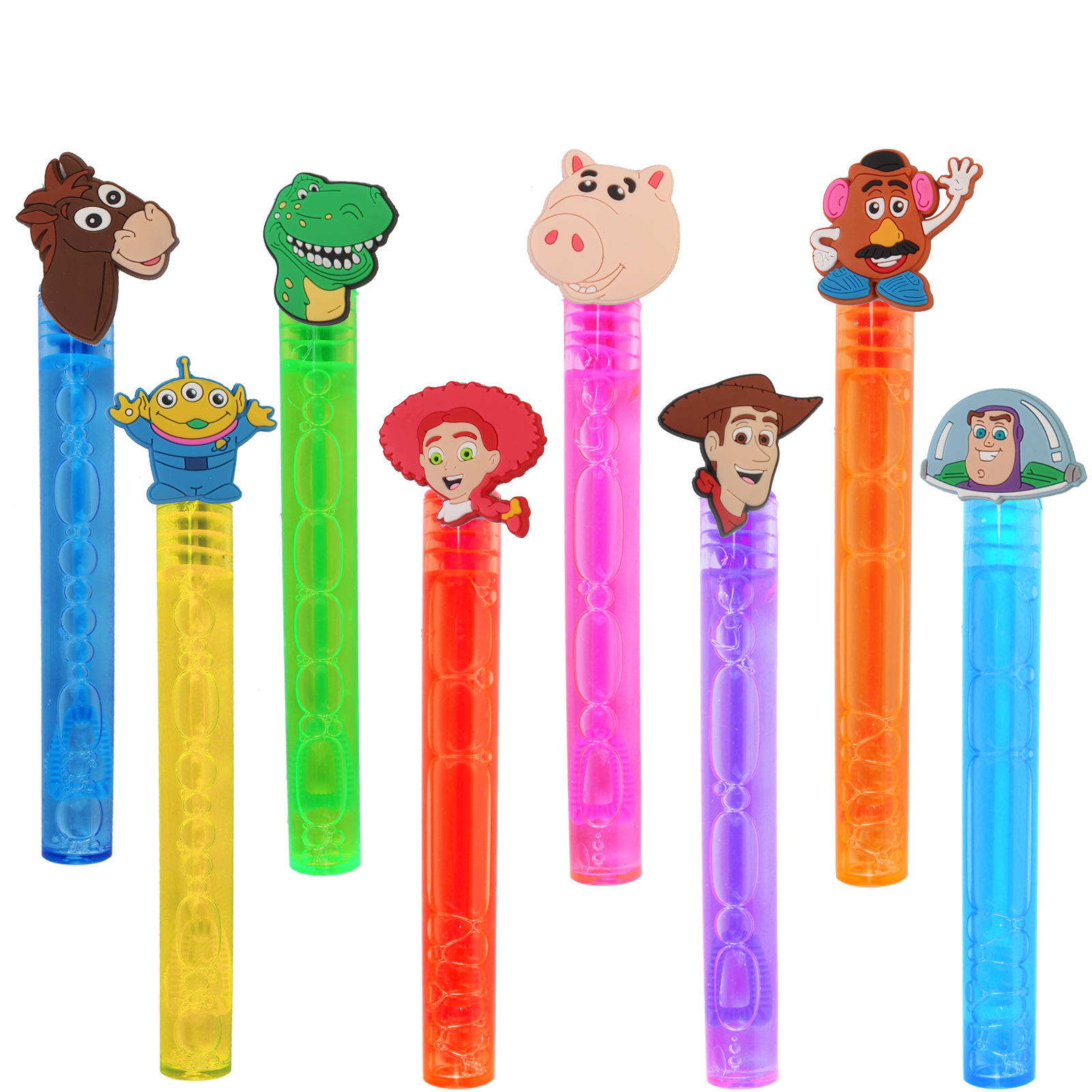 Toy Story Bubble Stick Cartoon Portable Bubble Stick Anime Chase Bubble Blow Stick Children Outdoor Party Toys Gifts