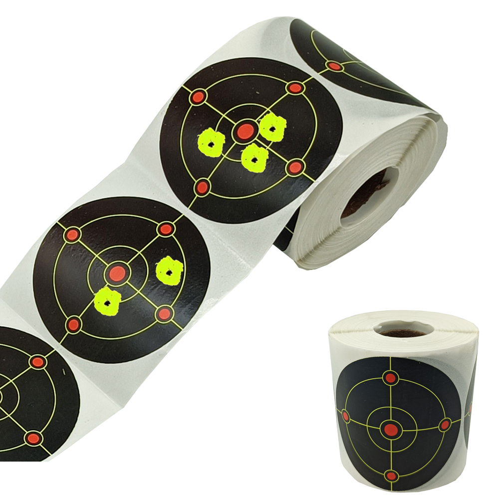 3 Inch X 250 Pcs Splatter N Color-impact Shooting Target Paper Adhesive Sticker