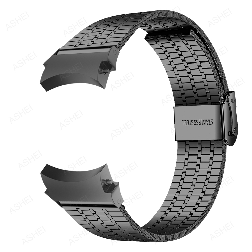 Bracelet en acier pour montre Samsung Galaxy, bande classique, pas de lacunes, Galaxy Watch 4, 6, 46mm, 47mm, 42mm, 43, 7, 4, 5, 44mm, 40mm, 5 Pro, 45mm, 20mm