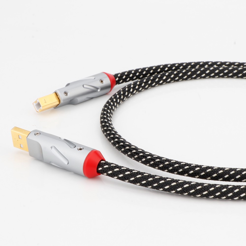 Câble USB OTG Hi-Fi de type A vers B, 4N, ODavid, type C vers type B, mono-audio plaqué or 24K, A51/B51/C51