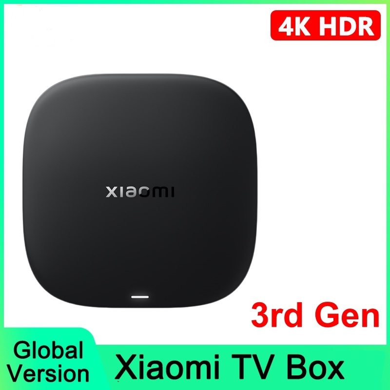 【Brand+】กล่องทีวี Xiaomi S รุ่นที่ 3 ความละเอียด 4K Ultra HD บลูทูธ 5.2 Wifi6 หน่วยความจำ 32GB รองรับ Google TV และ Google Assistant เครื่องเล่นมีเดียอัจฉริยะ