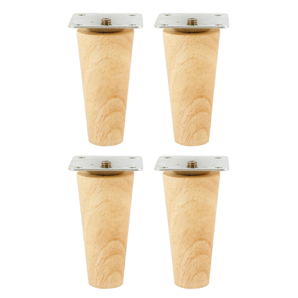8/10/15cm meubles en bois massif jambe pieds droits canapé-lit armoire Table et chaise pieds de remplacement pieds inclinés remplacement