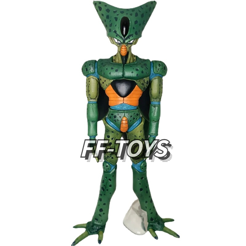 In stock Dragon Ball Z Cell First Form Figure Cell Figurine 27cm PVC Action Figures Collection Model Toy Anime Gift