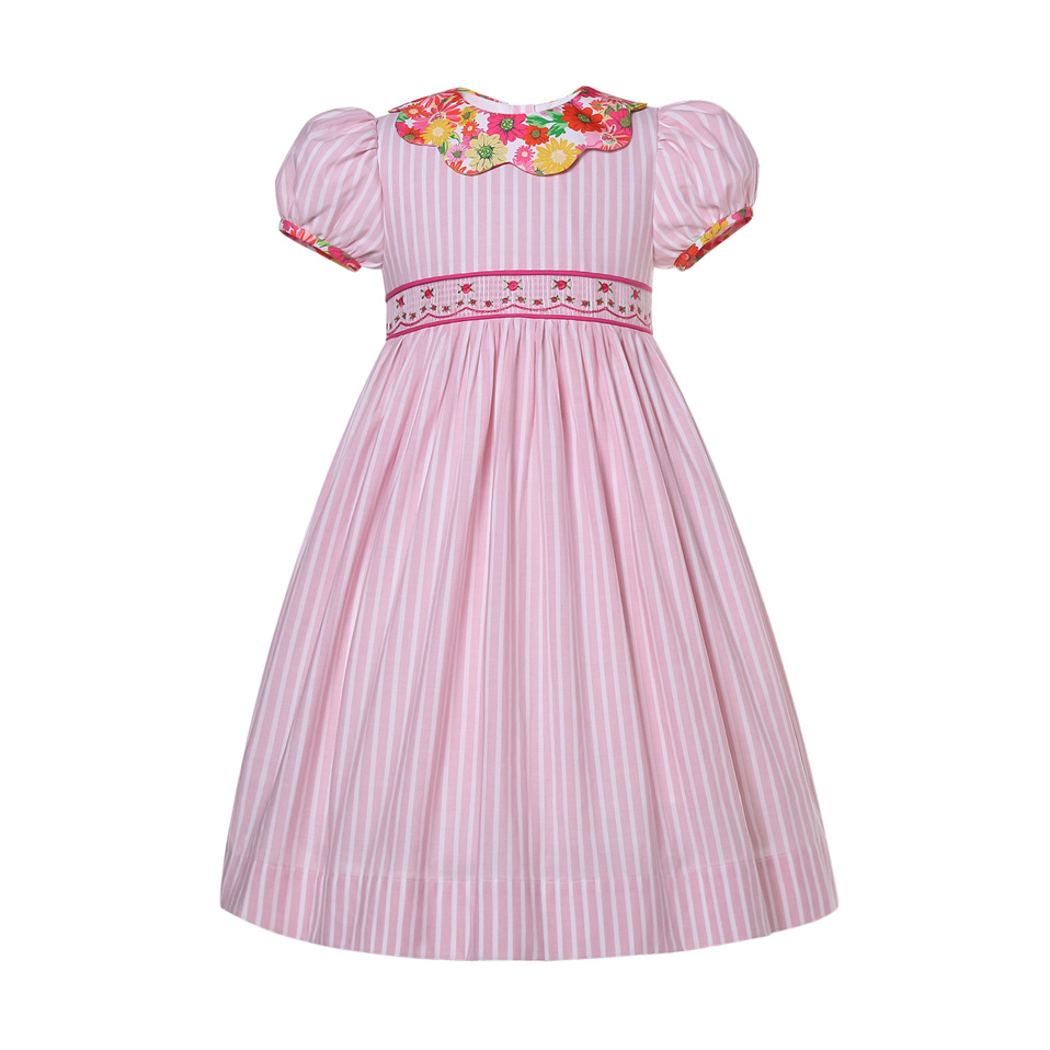 Pettigirl Mädchen Sommer rosa gekleidet Prinzessin Kleider mit Blumen stickerei für Kinder Kinder Hochzeits feier 261012 Jahre alt