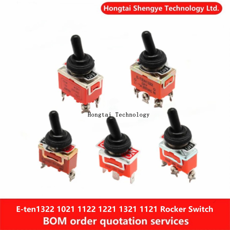 Nouvelle E-TEN1322 d'origine 1021 1122 1221 1321 1121 interrupteur à bascule interrupteur Togbanned 15A 250V ouverture 12MM