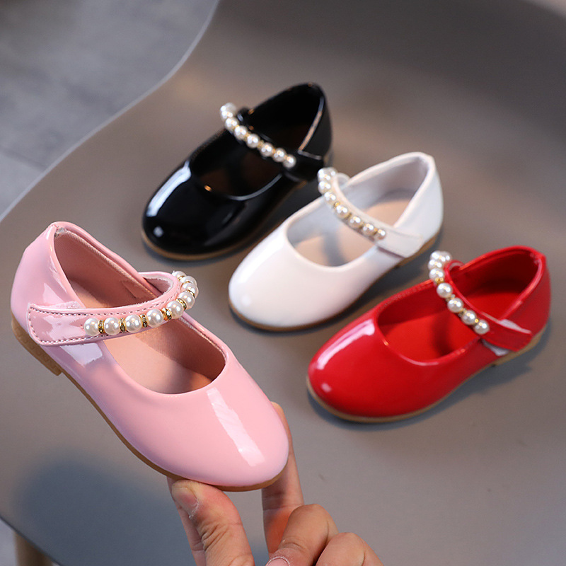 Zapatos Niña fille chaussures en cuir 2023 nouvelle perle princesse chaussure mode Mary Jane chaussure Lorita chaussure fille chaussure enfant chaussure fille robes