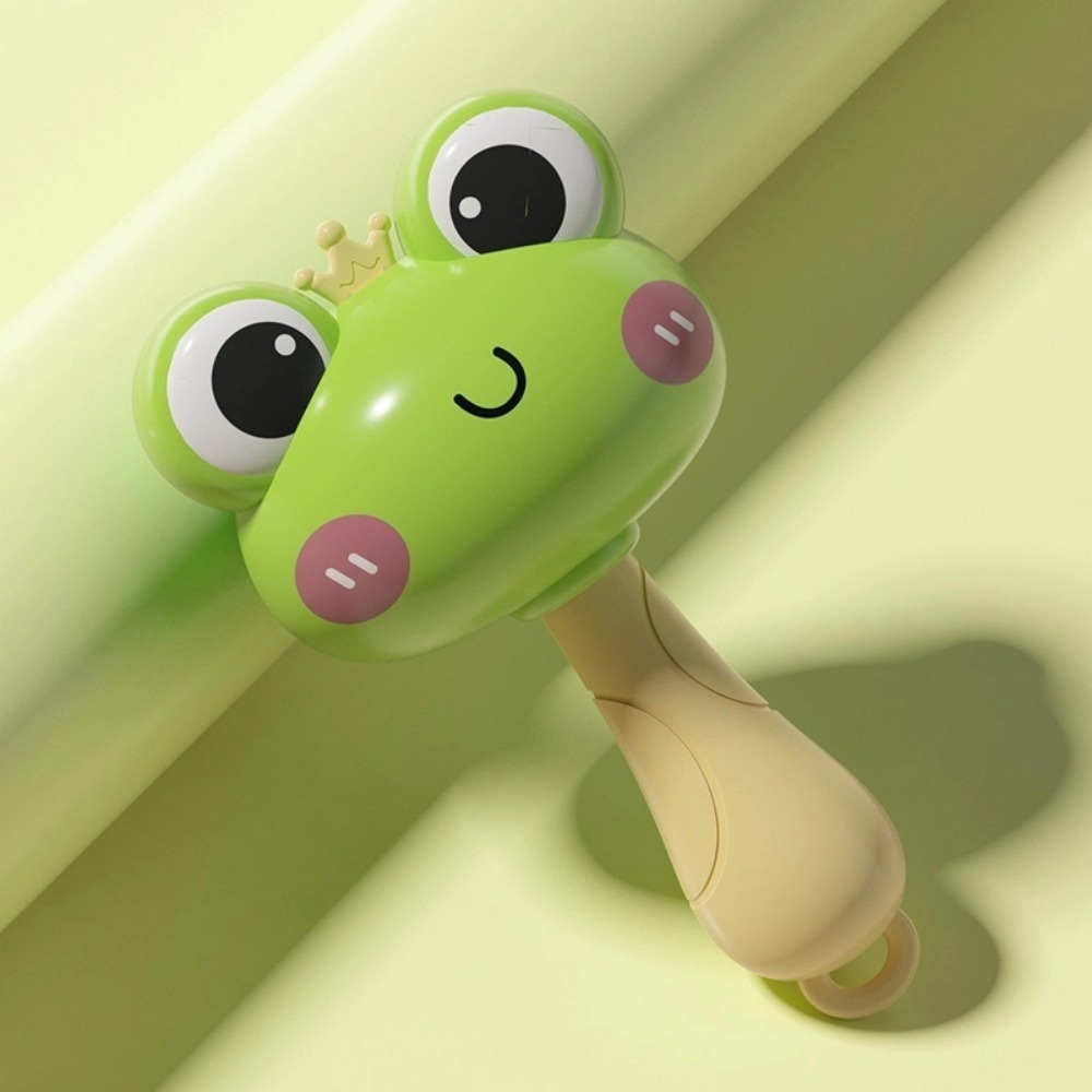 New Plastic Baby Rattle Toys Cartoon with Crisp Sound Kid Maracas Bright Appearance Handbell Toys For Infants
