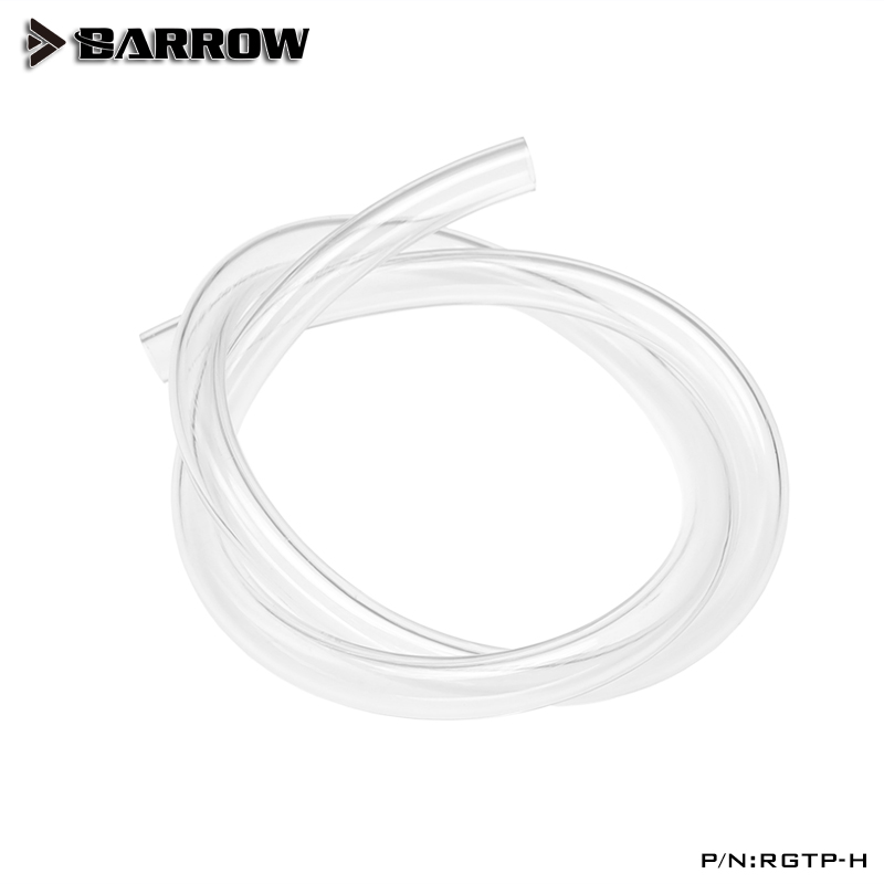 BARROW-Tuyau souple transparent en PU pour système de refroidissement par eau d'ordinateur, ID 10mm + OD 16mm (3/8 '-5/8'), 1 mètre par pièce, bricolage