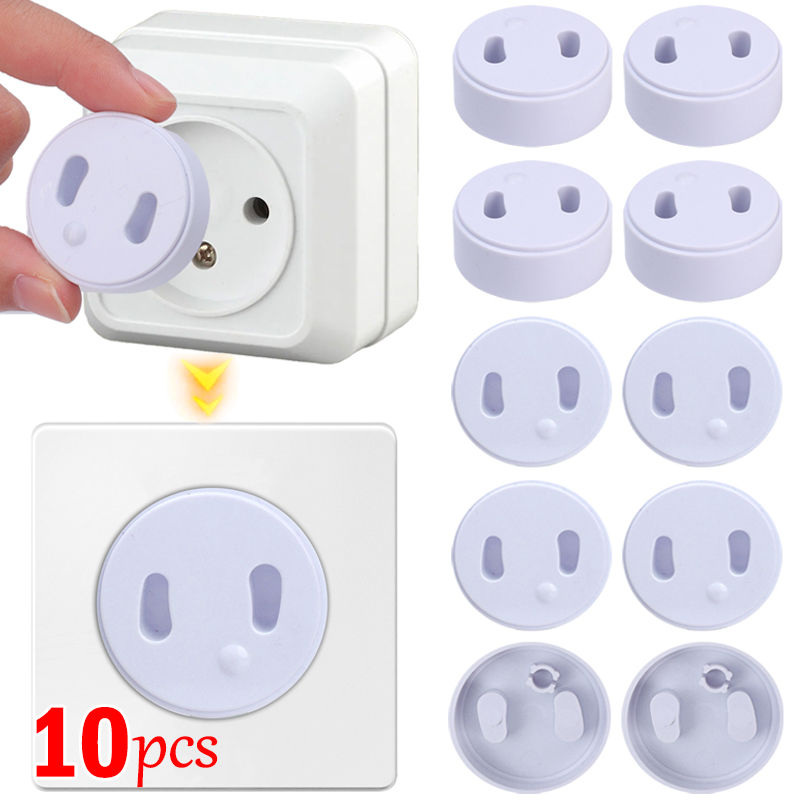 Capa protetora de tomada de interruptor de alimentação padrão francês para crianças evitam choque elétrico plugue de segurança do bebê capa protetora