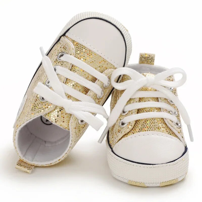 Meckior novo bebê flash tênis de lona do bebê meninos meninas sapatos esportivos infantis primeiros caminhantes da criança sola macia anti-deslizamento sapatos de bebê