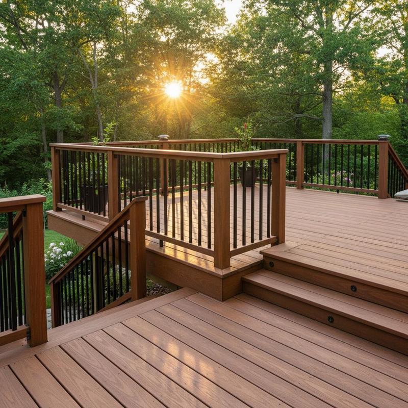 Balustrady na taras, 76 sztuk metalowych słupków do tarasu, balustrady schodowe ze śrubami, aluminiowe balustrady do tarasów drewnianych i kompozytowych, balustrady do stadionów i tarasów na zewnątrz.
