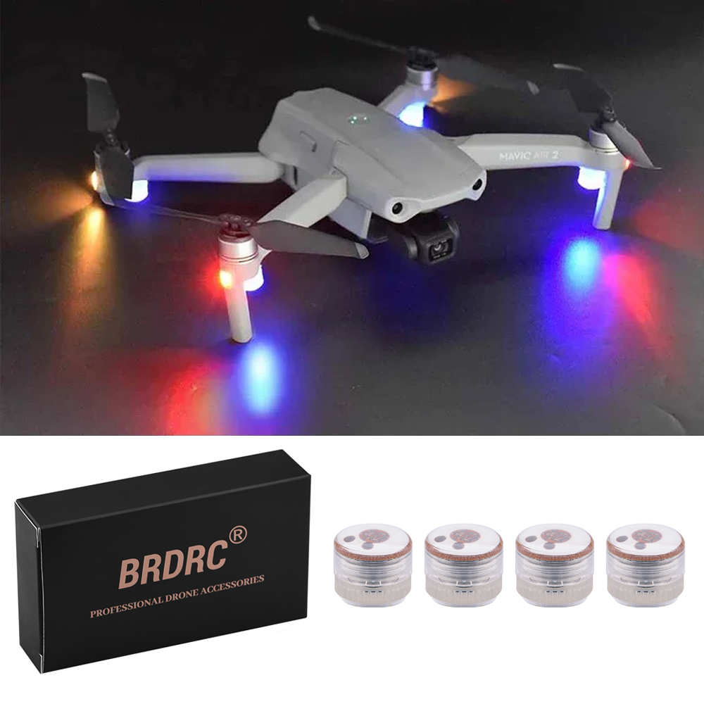 Lámpara de señal de vuelo nocturno, luces de Flash LED de navegación para DJI NEO/Mini 2/4K/Mini 4 Pro/Mavic 3/Avata 2/Mini SE/Air 2, accesorio