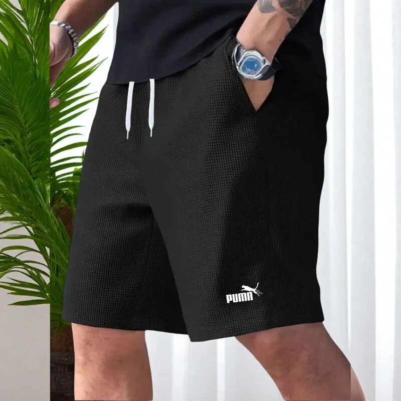 Shorts de praia masculinos estampados, casuais, de secagem rápida, para surf, roupa de banho masculina, calças esportivas para atividades ao ar livre, shorts esportivos de verão para natação.