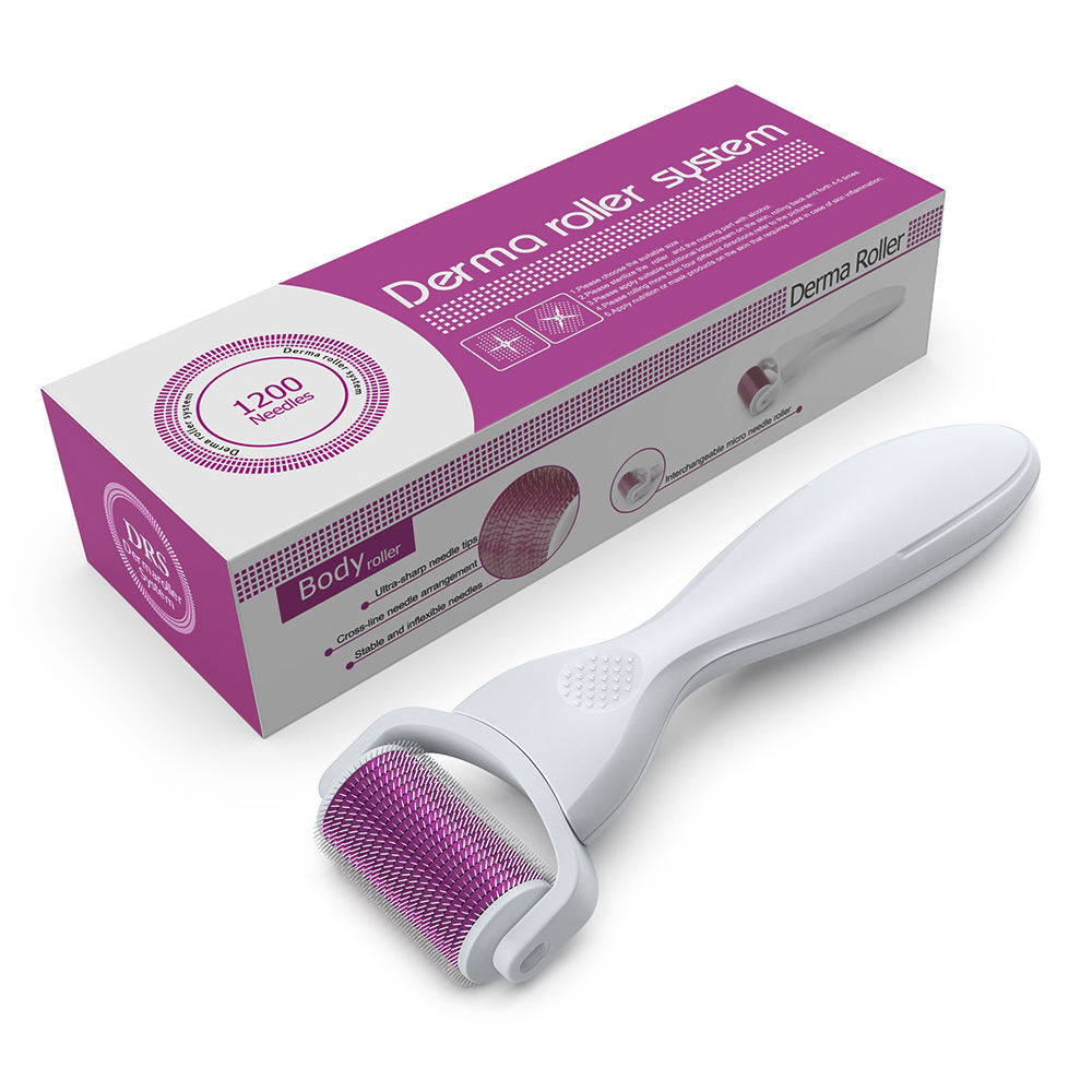 Derma Roller DRS 1200針マイクロニードル療法ハニカム組織炎の妊娠紋様脱毛を治療するための身体皮膚ケア