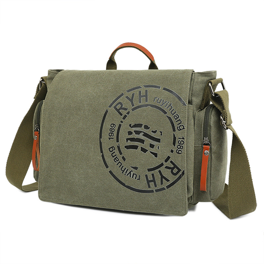 Maletines de gran capacidad, bolsos de viaje para hombre, bolsos de hombro de fin de semana con estampado de lona, bolsos de mensajero multifuncionales con solapa