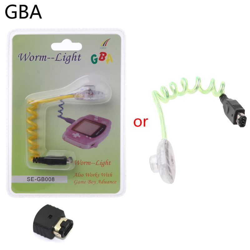 Lampe de nuit d'éclairage LED pour écran de ver, avec emballage, pour Console GBA Gameboy Advance/pour Game Boy Color GBC