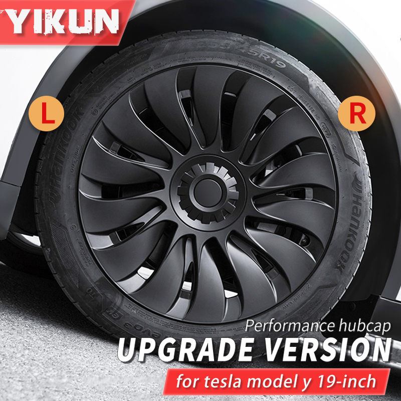 4 Stuks/1 Stuks Wieldoppen Prestatie Auto Vervangers Hub Cap Full Velg Cover Accessoires Voor Tesla Model Y 19 Inch Wieldop 2024
