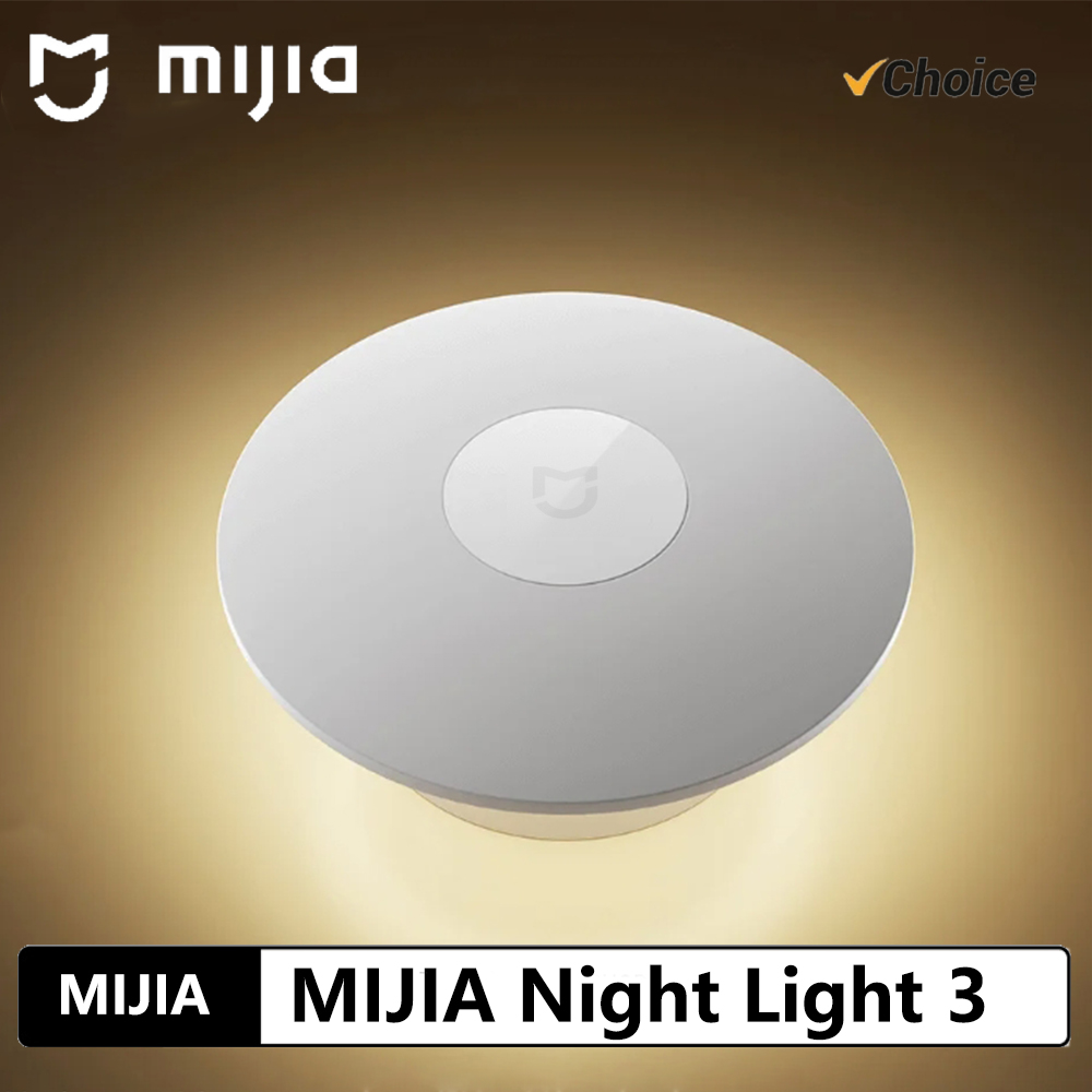 Original Neues MIJIA Nachtlicht 3 Einstellbare Helligkeitsstufen Infrarot-Smart-Körpersensor Magnetische Basis für Smart Home Life -CN