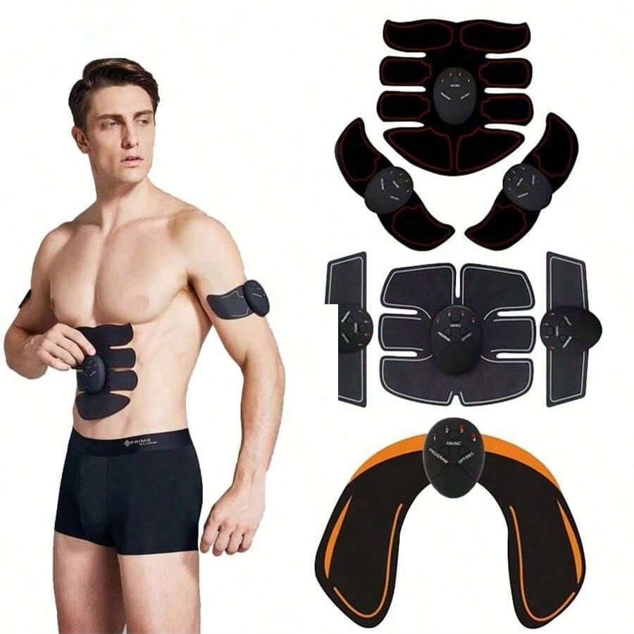 ワイヤレス電気筋肉刺激装置,ヒップトレーナー,腹筋,フィットネスマッサージャー,ems