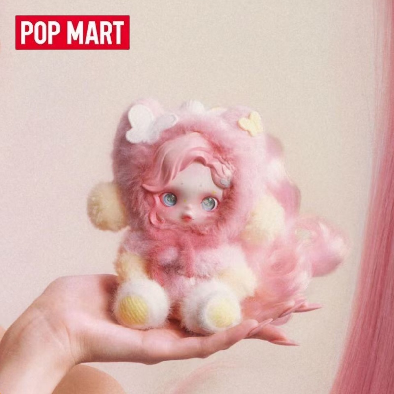 POP MART SKULLPANDA My Little Pony Series Plush Doll Pendant Genuine Blind Box Mystery Box Guess Bag Toys Doll Anime Figure Gift