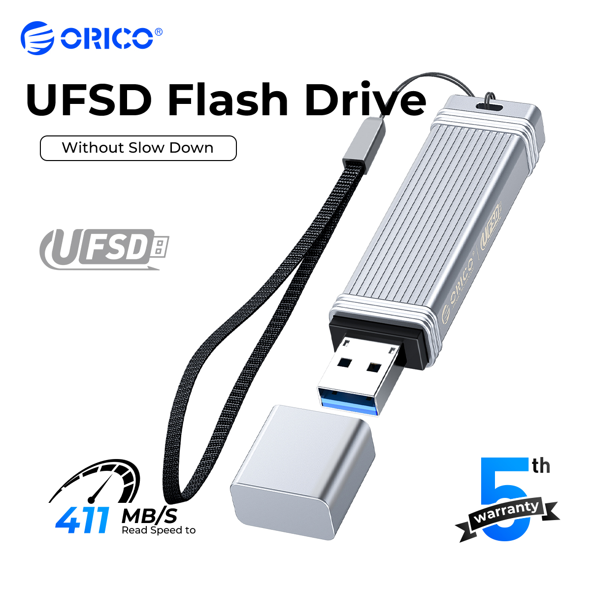 Металлический флеш-накопитель USB 3,0 ORICO UFSD, 405 Мб/с, 512 ГБ, 256 ГБ, 128 ГБ, 64 ГБ