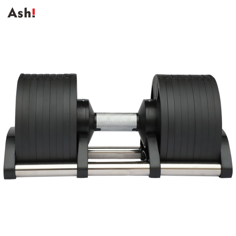 Paire d'haltères réglables 2 kg (5 lb) ou 4 kg (9 lb) – Poids maximal de 50 kg (110 lb) – Ensemble de musculation pour la maison