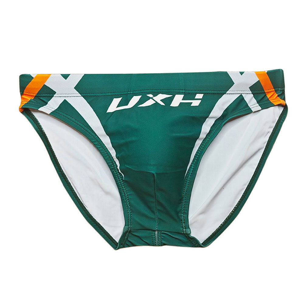 Nuovi costumi da bagno a triangolo da uomo con colori coordinati, semplici e ad asciugatura rapida, classici da spiaggia UHX376