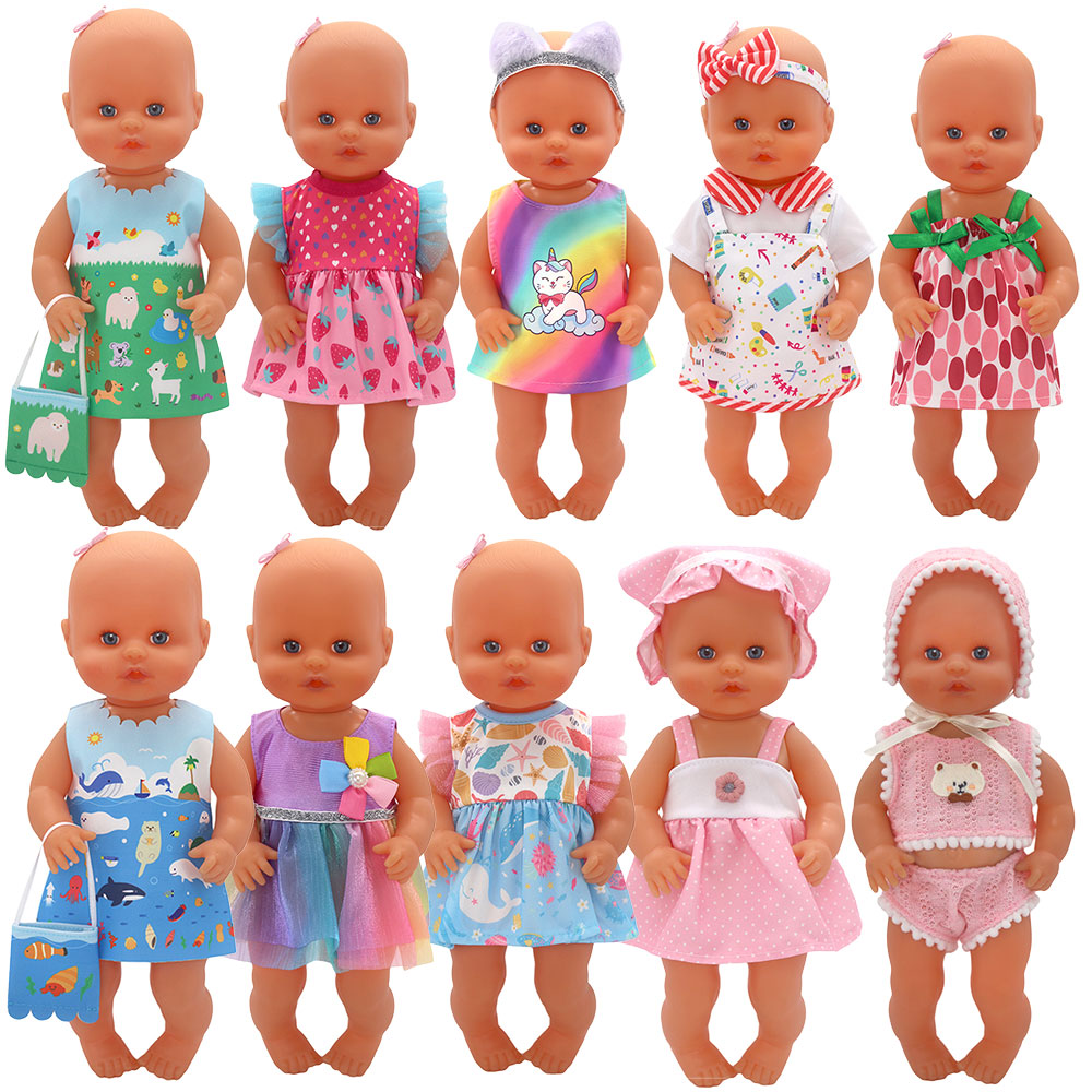 NEUES Kleid-Set, Kleidung, passend für 32 cm große Nenuco-Puppe, Nenuco y su Hermanita-Puppenzubehör