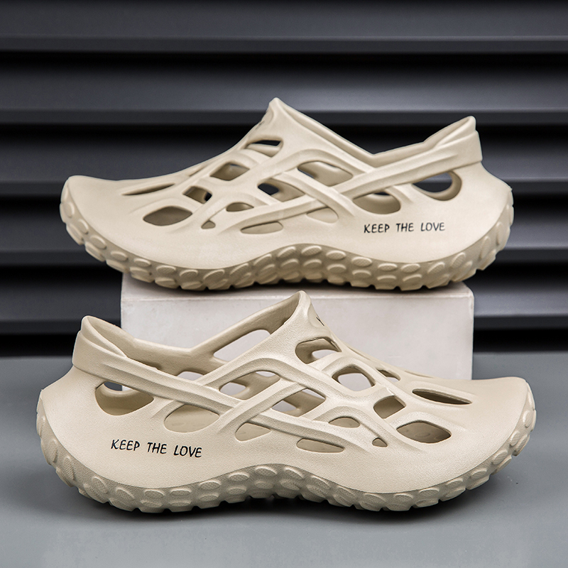 Sandal Pria Musim Panas Nyaman Bernapas Sepatu Air Santai Luar Ruangan untuk Mendaki dan Pantai