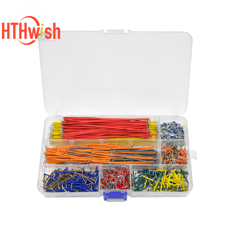 140-840Pcs Voorgevormde Breadboard Jumper Draad Kit 14 Lengtes Gesorteerd Voor Breadboard Prototyping Circuits Diy Elektronische Kit