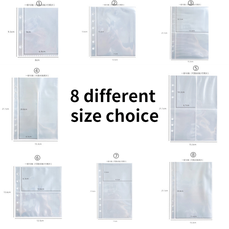 10 Uds. Tarjeta Idol de 3 pulgadas, álbum Kpop, fundas de repuesto para libros, carpeta DIY, tarjetas fotográficas, fundas de repuesto para libros, juego de papelería
