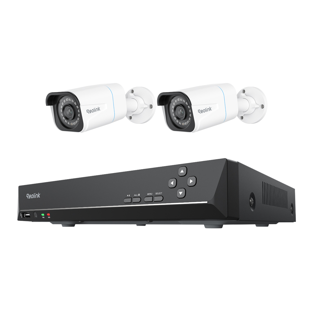 Reolink 8CH NVR 4K sistema de cámaras de seguridad 8MP PoE cámaras IP grabación 24/7 con HDD de 2TB detección inteligente grabadora de vídeo H.265