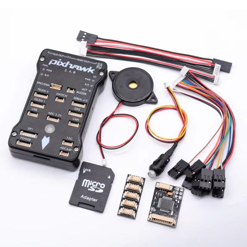 Controller di Volo 2.4.8 PRO 32 Bit + GPS M8N + Telemetria Radio 433/915Mhz 100/500mw + Interruttore di Sicurezza + Buzzer + RGB + I2C