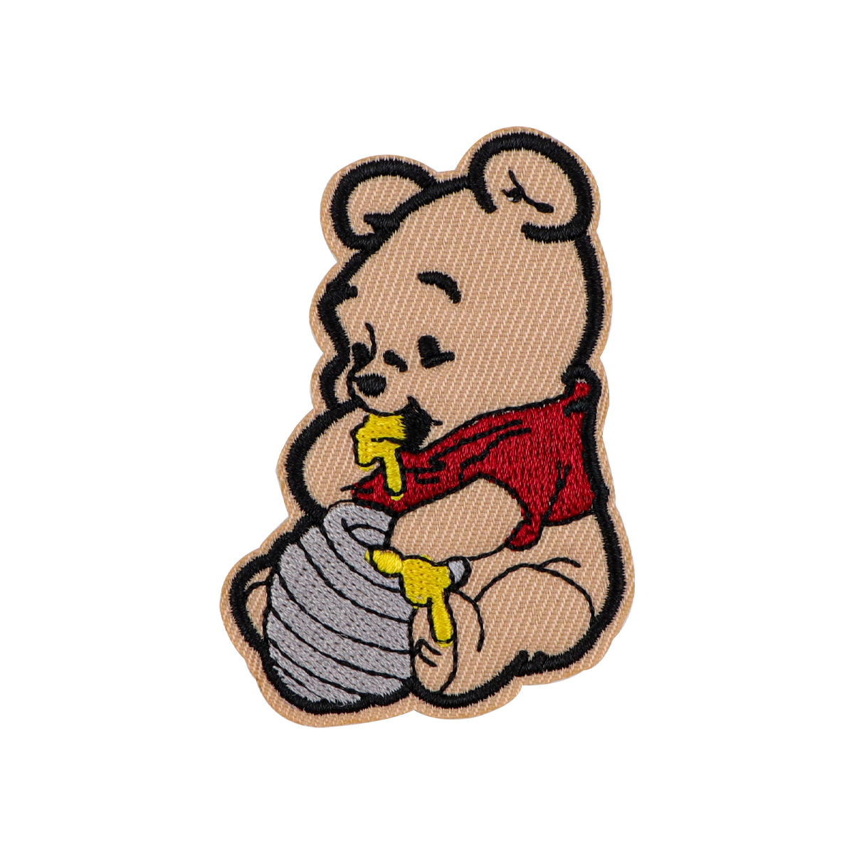 Winnie emblemas diy remendo para roupas ferro em apliques de costura bordado bonito costurar em tecido acessórios de vestuário