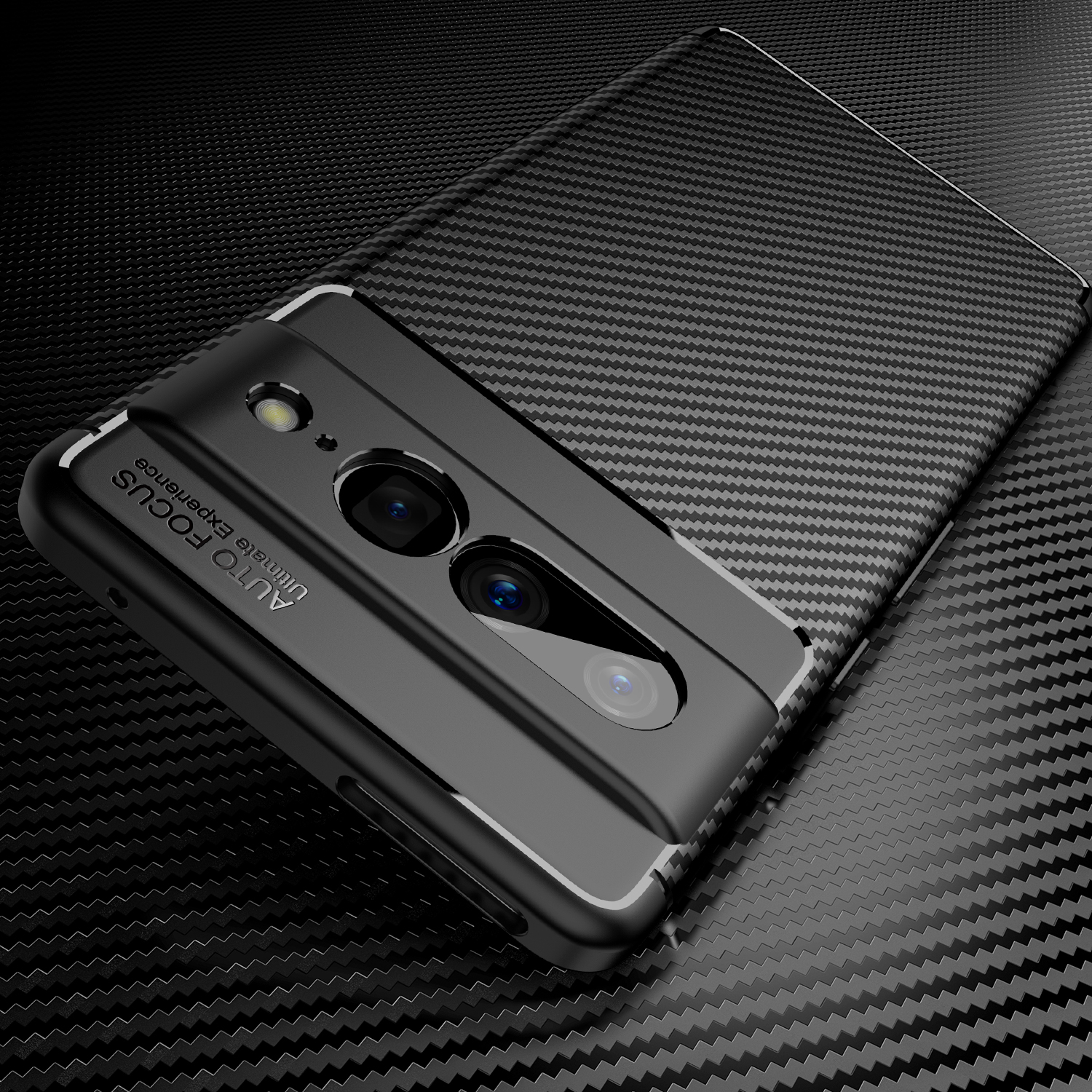 Funda de teléfono de lujo con textura de fibra de carbono a prueba de golpes para Google Pixel 6 7 8 9 10 Pro XL 6A 7A 8A 9A TPU funda protectora de silicona