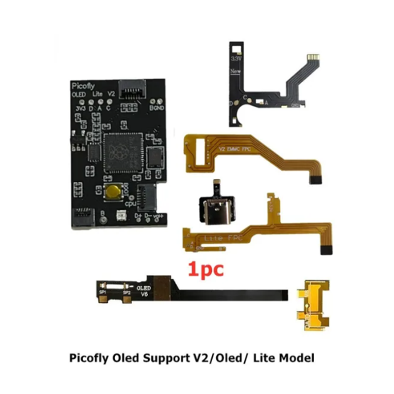 Чип Hwfly Picofly RP2040 Raspberry pi pico pic Поддержка переключателя Oled Console