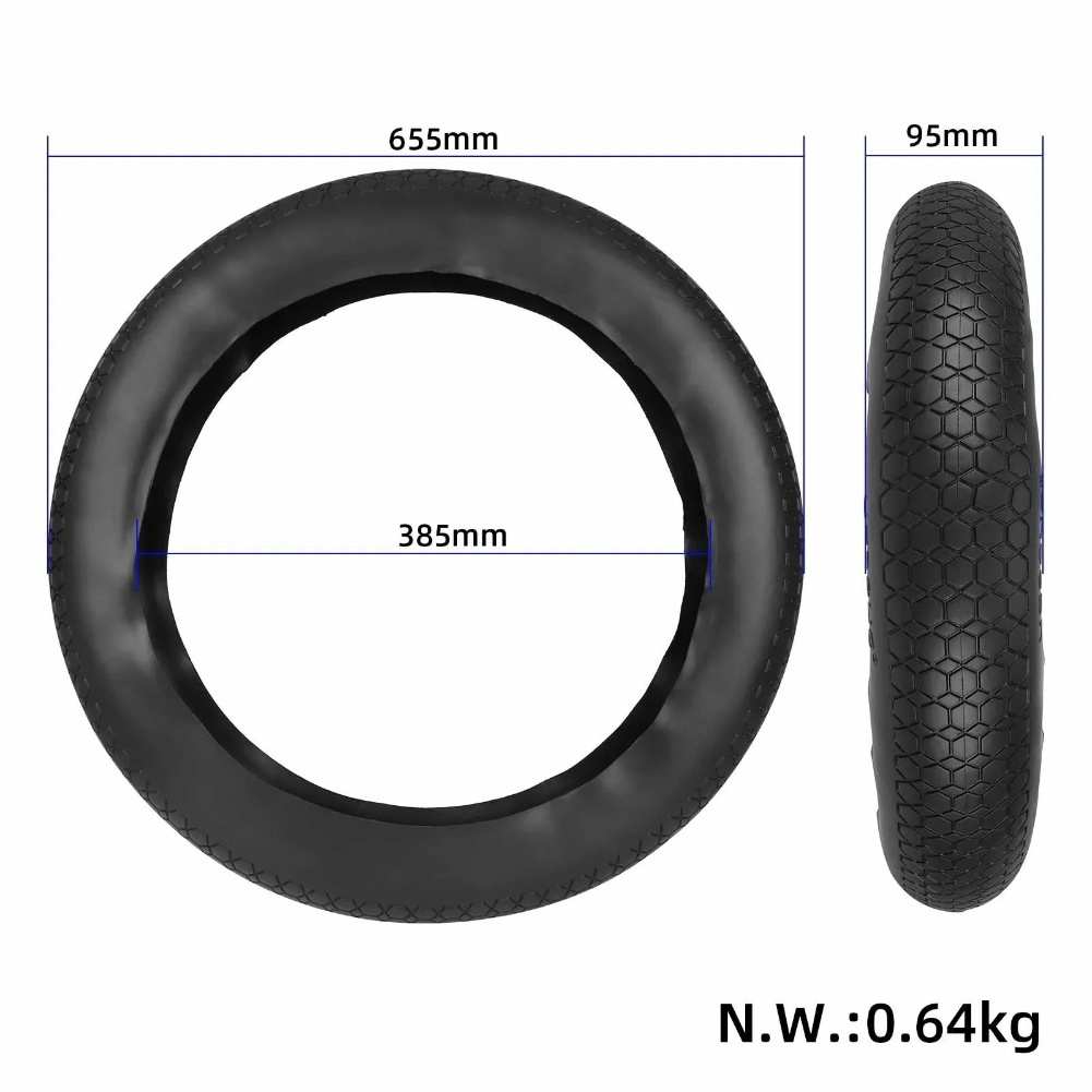 Do jazdy terenowej, do jazdy miejskiej, opona typu fat tire 655*95mm 20x4.0, odporna na przecięcia, do każdego terenu, z grubym wzorem bieżnika.