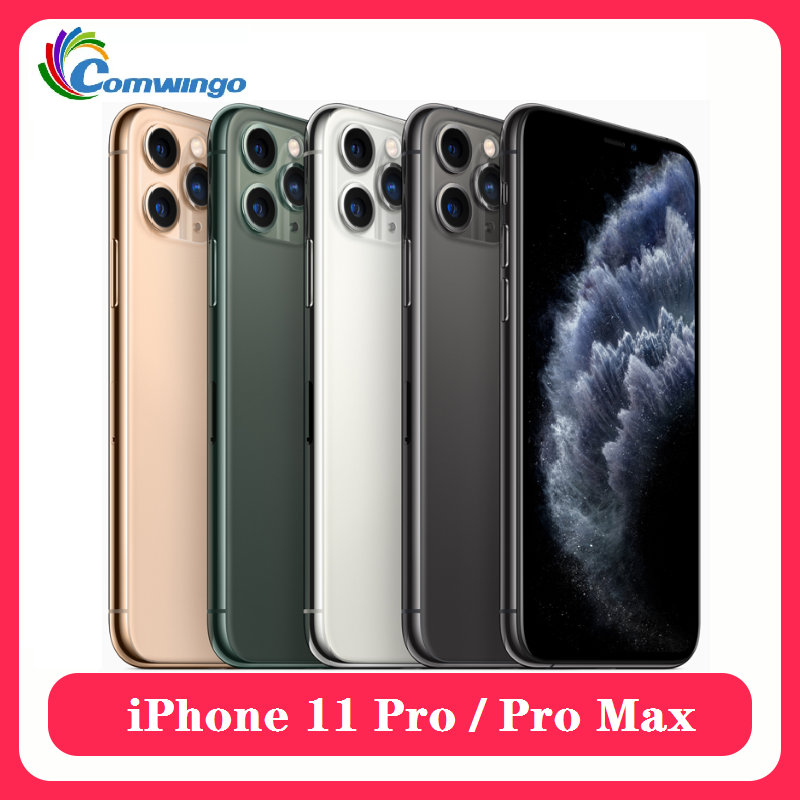 Original Apple iPhone 11 Pro / Pro max 64GB 256GB ROM OLED A13 IOS Face ID desbloqueado iphone 11 Pro 11Pro max