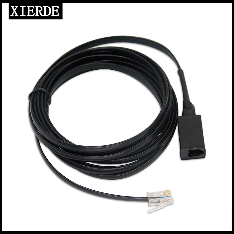 XIERDE 6 ピン取り外し可能な分離ハンドマイク延長コード Yaesu ラジオ FT6000R 300DR FT8900 FT 7800 7900 400DR 用