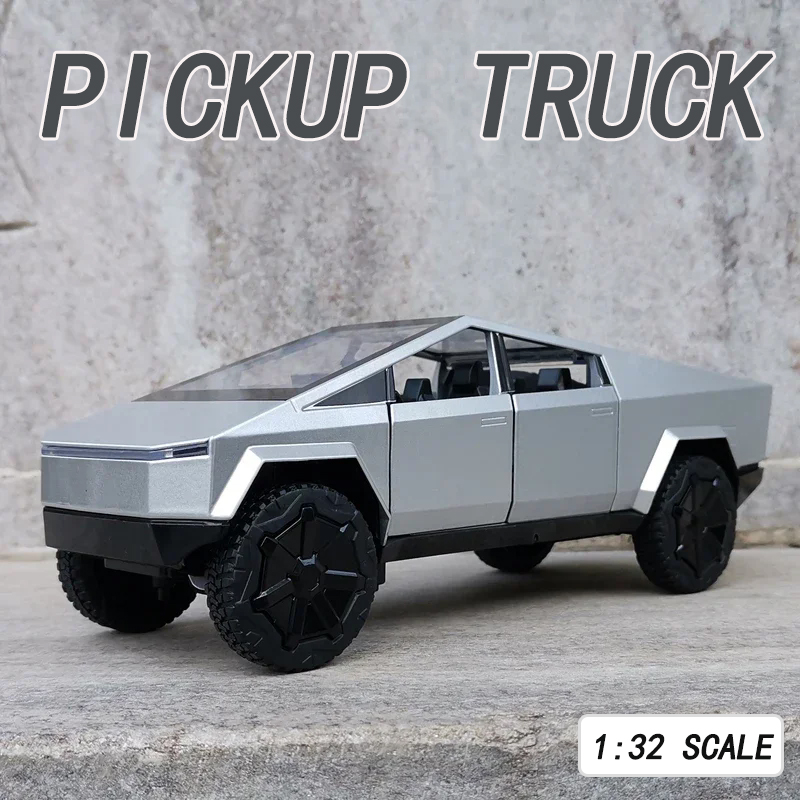 1:32 caminhão liga simulação cyber brinquedo carro modelo de metal diecasts veículos captador decoração do carro criança meninos brinquedos presentes natal