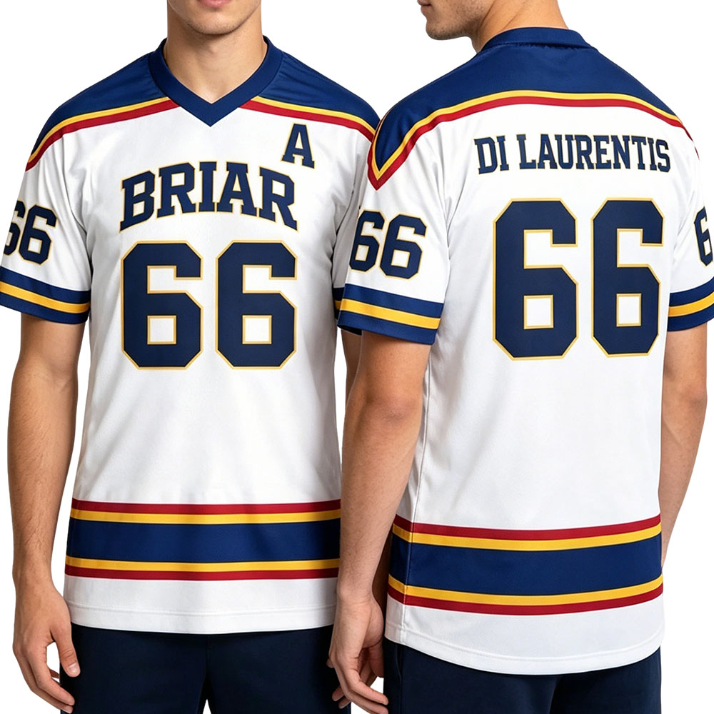 Maillot de football de l'université Briar de la série TV Off-Campus, T-shirt imprimé pour hommes et femmes, Graham 44, 22 DI LAURENTIS, 66 Tucker46